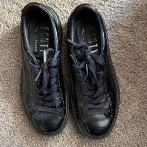 Puma Fenty Glossy Black Sneakers
